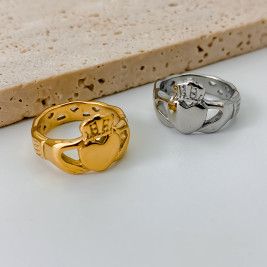 Classic Infinity Claddagh Ring
